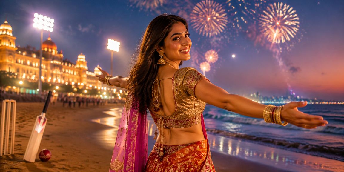 Chennai Marina Beach cricket betting scene