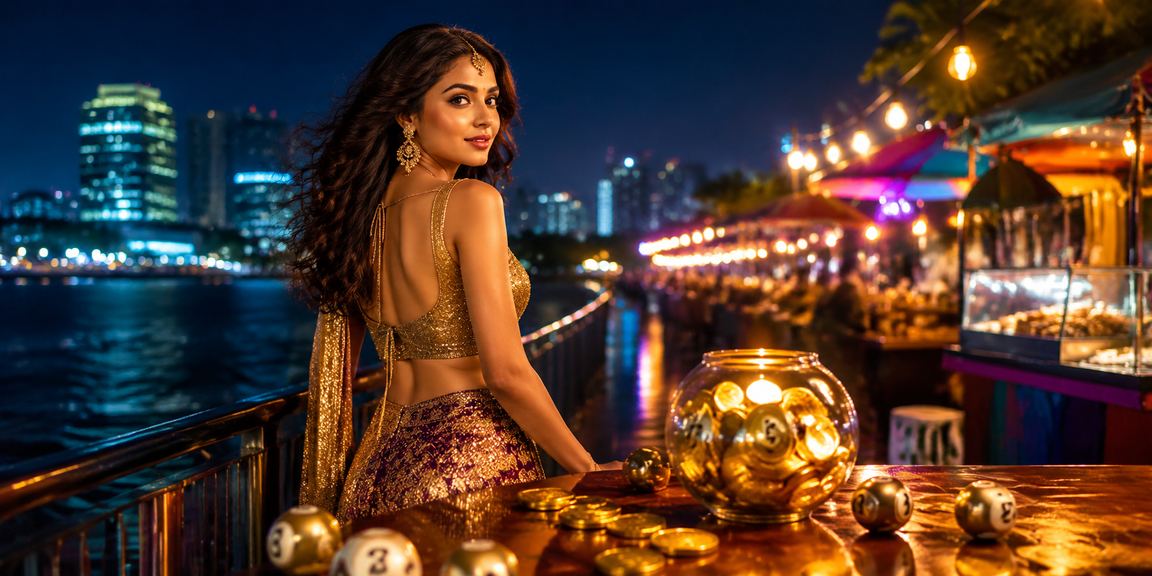 Indian lottery and entertainment theme